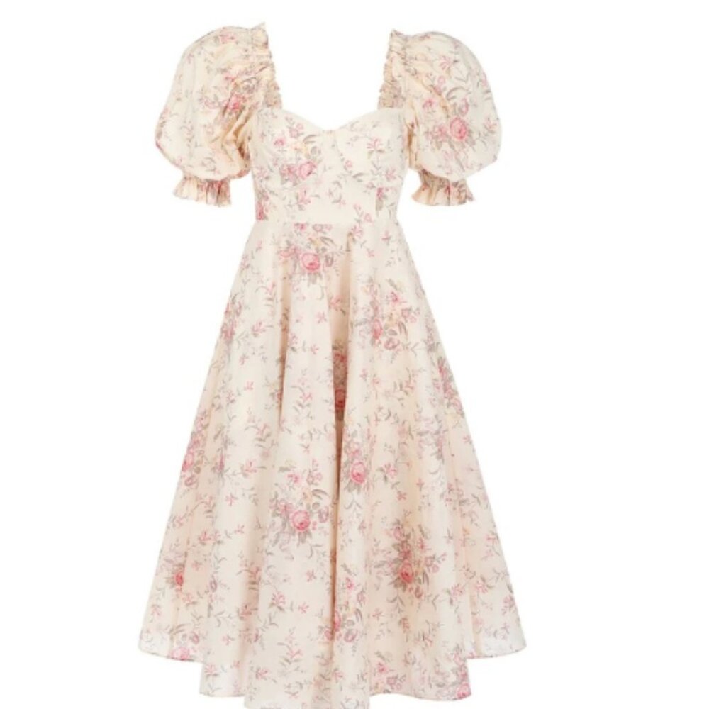 Selkie The Renaissance Girl Tea Rose Dress - 5X